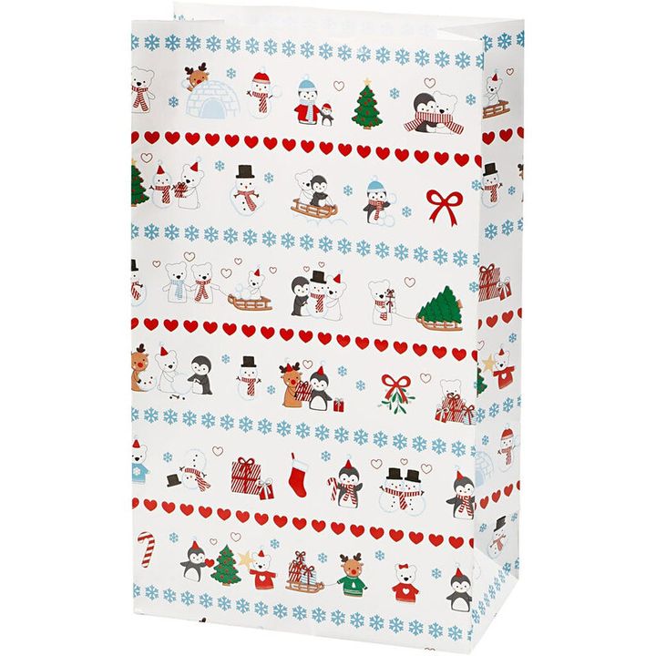 Weihnachtliche Papiertüten 8 Stk. | Polar-Spaß — Bild 2