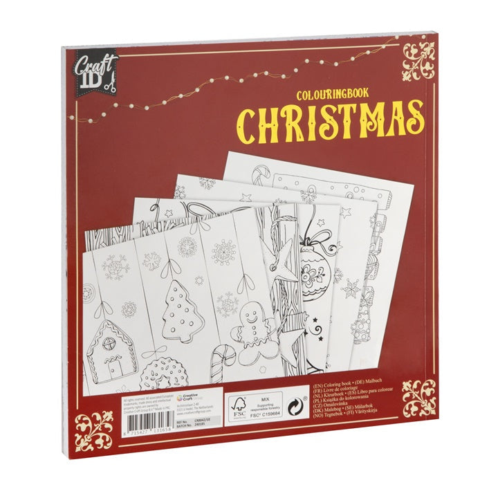 Weihnachts-Malbuch 40 Blätter 21,5x21,5cm — Bild 4