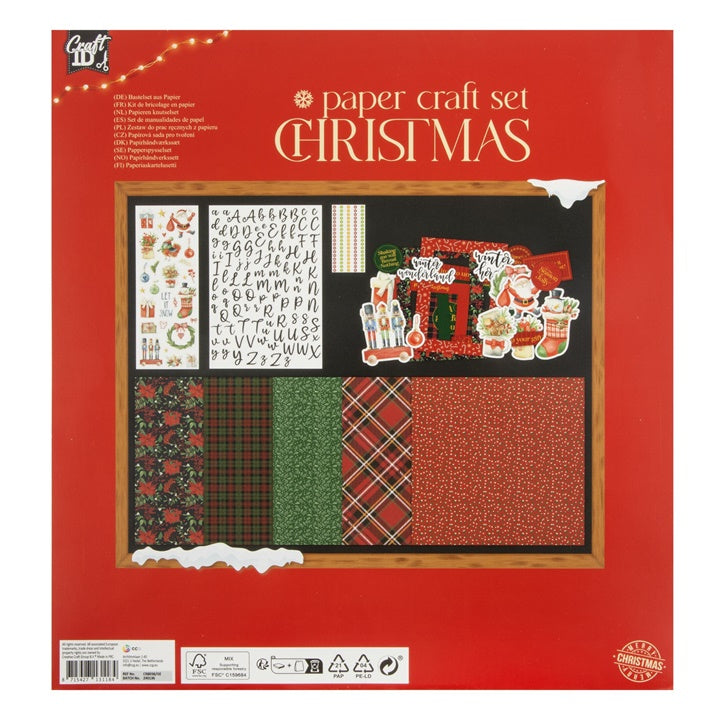 Weihnachts-Scrapbooking-Set in Rot — Bild 1