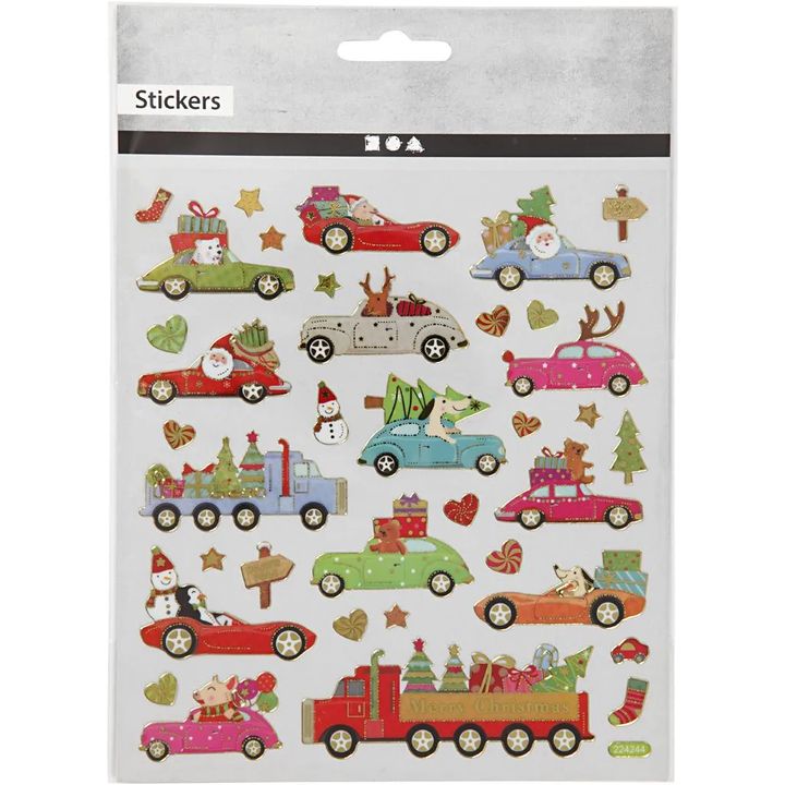 Weihnachts-Sticker-Set, 34-teilig – Coming Home for Christmas — Bild 2