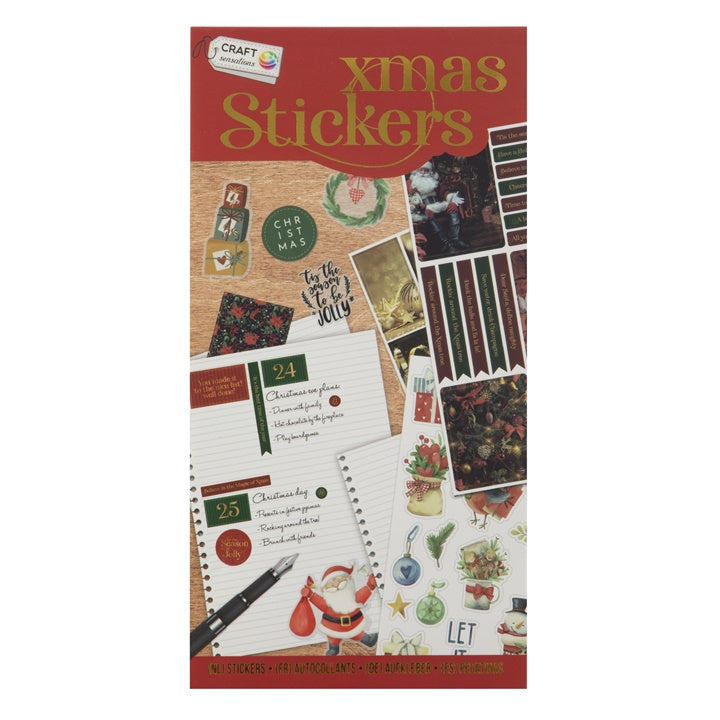 Weihnachts-Stickerbuch | roter Einband — Bild 3