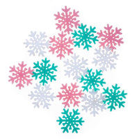 Weihnachtsfilz Sticker | Schneeflocke 15 Stück — Bild 2