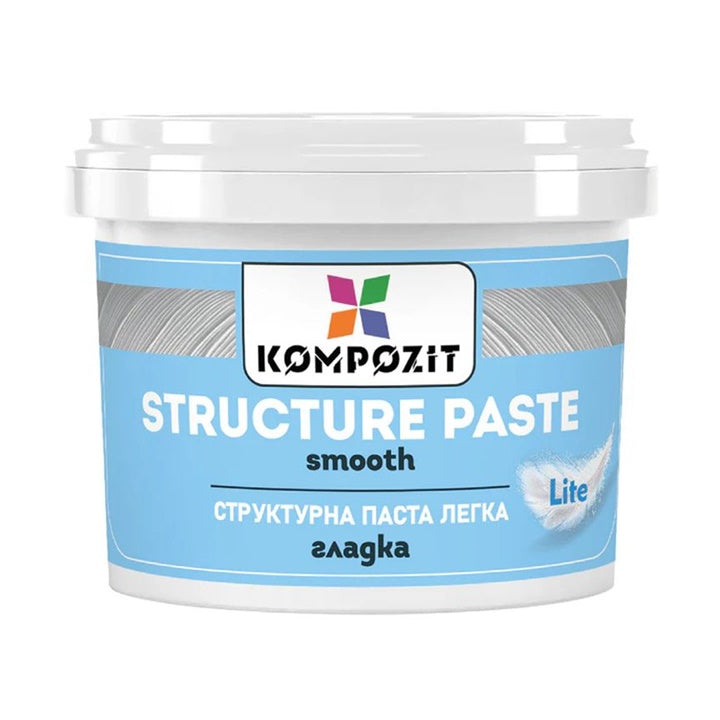 Weiße, glatte Strukturpaste LITE | verschiedene Volumina — Bild 5