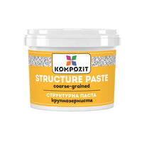 Weiße grobkörnige Strukturpaste von Kompozit | verschiedene Volumina — Bild 5