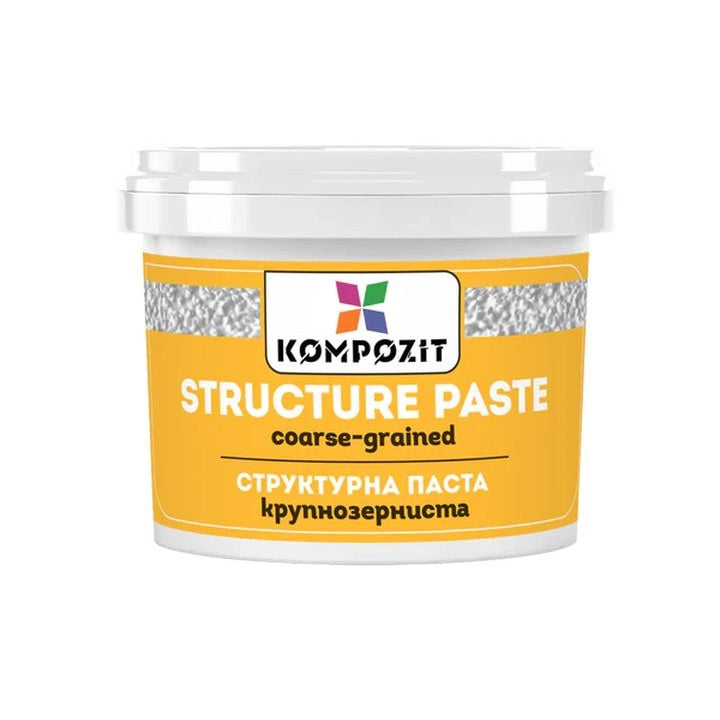 Weiße grobkörnige Strukturpaste von Kompozit | verschiedene Volumina — Bild 5