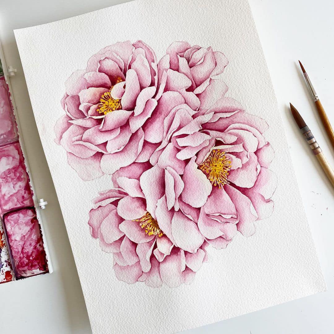 Weiße Nächte Aquarellset im Metallkoffer - 21 Stück - Nevskaya Palitra — Bild 10