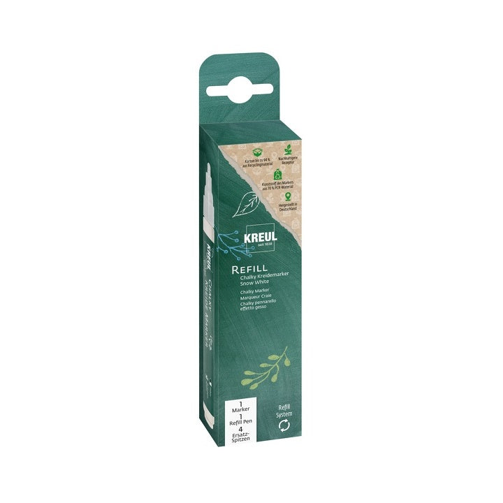 Weißer Kreidemarker mit Zubehör zur Vervollständigung von KREUL - 6er-Set — Bild 5