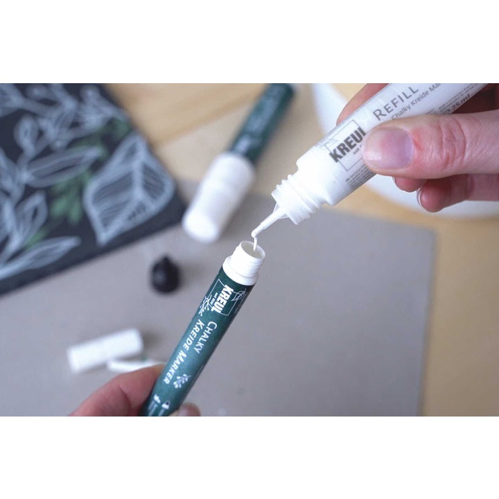 Weißer Kreidemarker mit Zubehör zur Vervollständigung von KREUL - 6er-Set — Bild 7