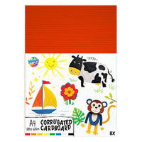 Wellpappe A4 Mix 8 Farben | 8 Bögen — Bild 3