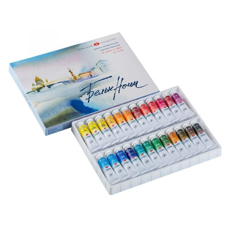 White Nights Aquarellfarben-Set in Tuben — Bild 2