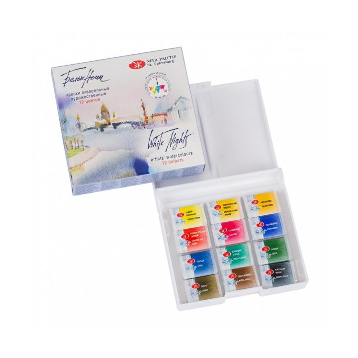 White Nights Professionelle Aquarellfarbe | verschiedene Farbe — Bild 2