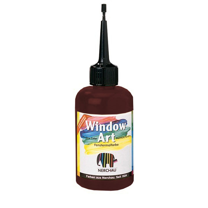 Window Art Glasmalfarbe 80 ml – Braun