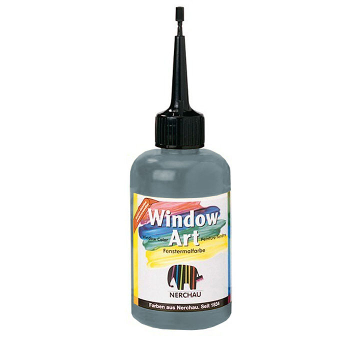 Window Art Glasmalfarbe 80 ml – grau