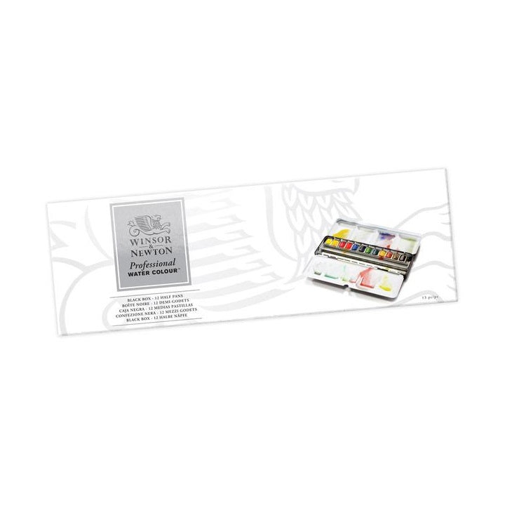 Winsor &amp; Newton Black Box Profi-Aquarellfarben-Set — Bild 1