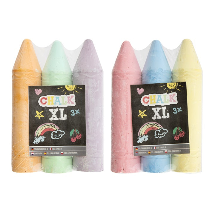 XL Straßenmalkreide 3er-Set | verschiedene Farben — Bild 1
