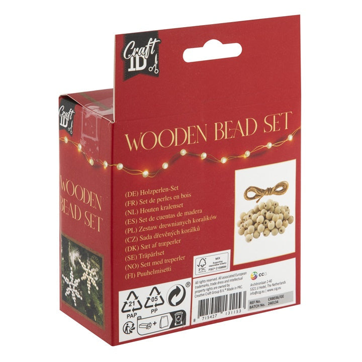 XMAS STARS Holzperlenset — Bild 1