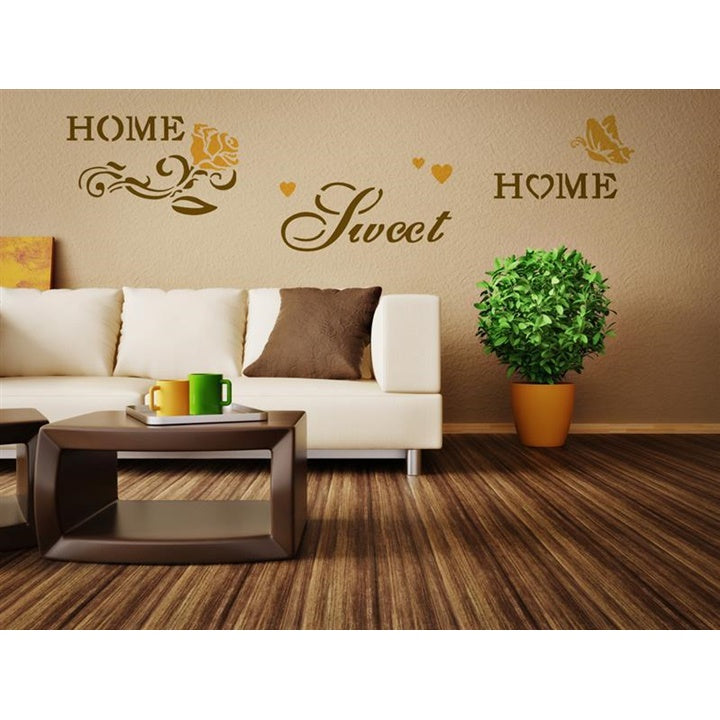 XXL 3-teilige Sweet Home Schablone — Bild 2