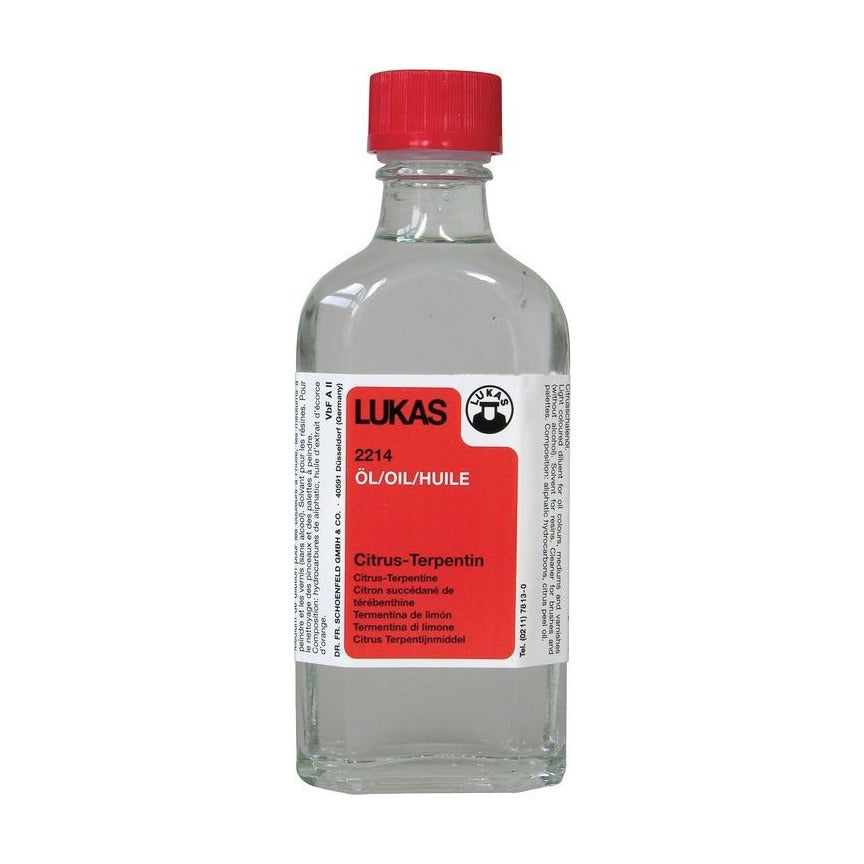 Zitrusterpentin LUKAS für Ölfarben 125 ml