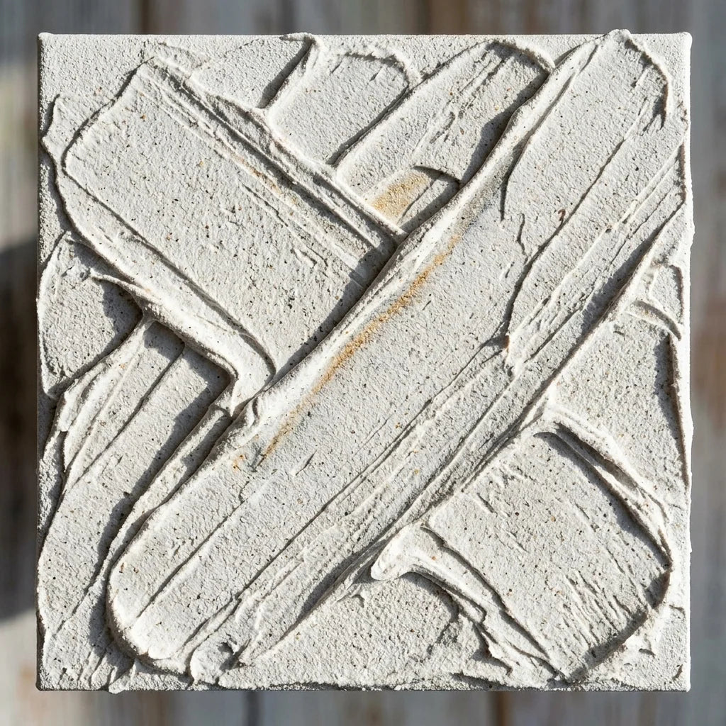 Sandtexturen mit der 3D Strukturpaste von ARTMIE — feinkörnige Malspachtel-Striche