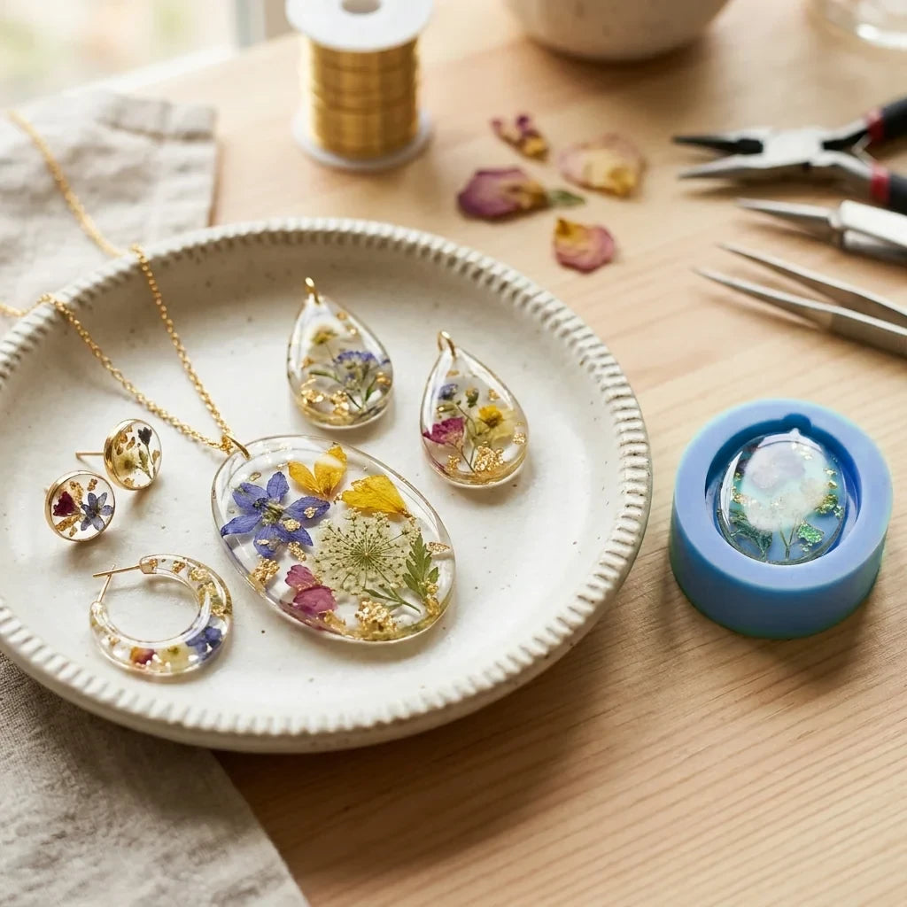 Harzschmuck, gegossen aus der Mold Mate Silikonform