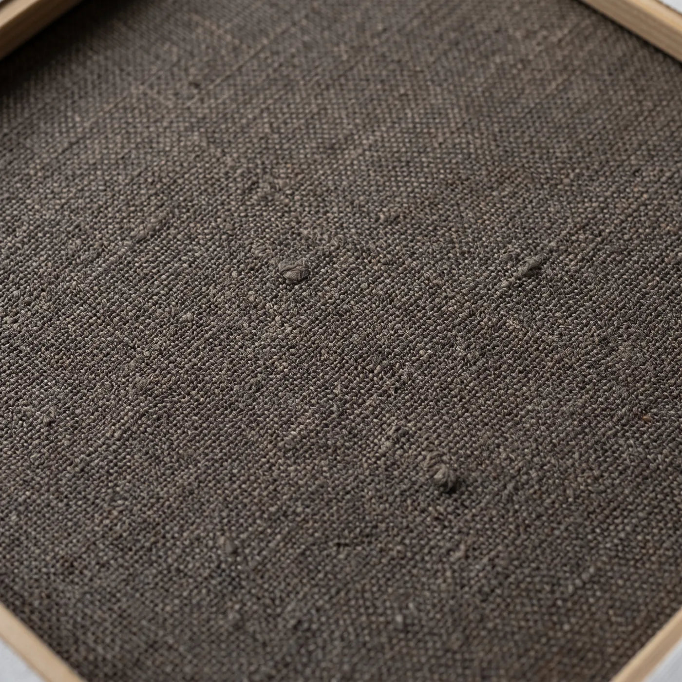 Rohes Leinen der MUSEAL-Leinwand — Gewebe 12,5 × 12,5 Fäden/cm²