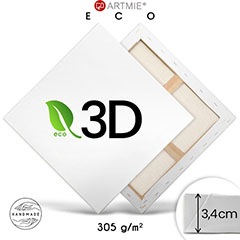 ECO Light 3D Leinwand auf Keilrahmen –  3,4 cm Rahmenstärke | unterschiedliche Dimensionen