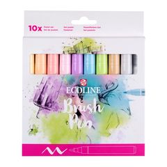 Aquarellstifte ECOLINE BRUSH PEN pastell 10 Stück