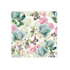 Decoupage-Servietten - Powder Garden  - 1Stück