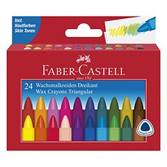 Faber Castell Dreieckige Wachsmalkreiden