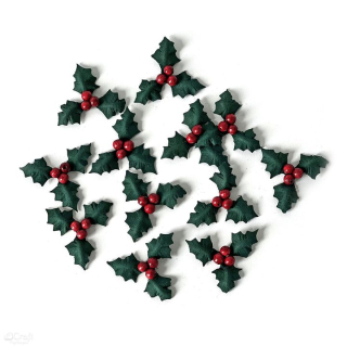 3D Papierblumen | Christmas Holly 12 Stück