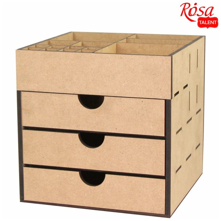 MDF-Organizer mit 3 Schubladen ROSA TALENT