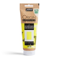 Pebeo ORIGIN Acrylfarbe 120 ml | Kadmiumzitronengelber Farbton