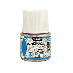 Pebeo Setacolor Glitter-Textilfarbe | Emerald,