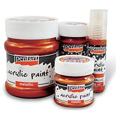 Pentart Metallic-Acryl-Farben | verschiedene Farben