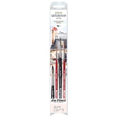 Pinsel da Vinci für Aquarellfarben - 4er Set