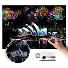 Sydney Reveal Scratch Art Kit